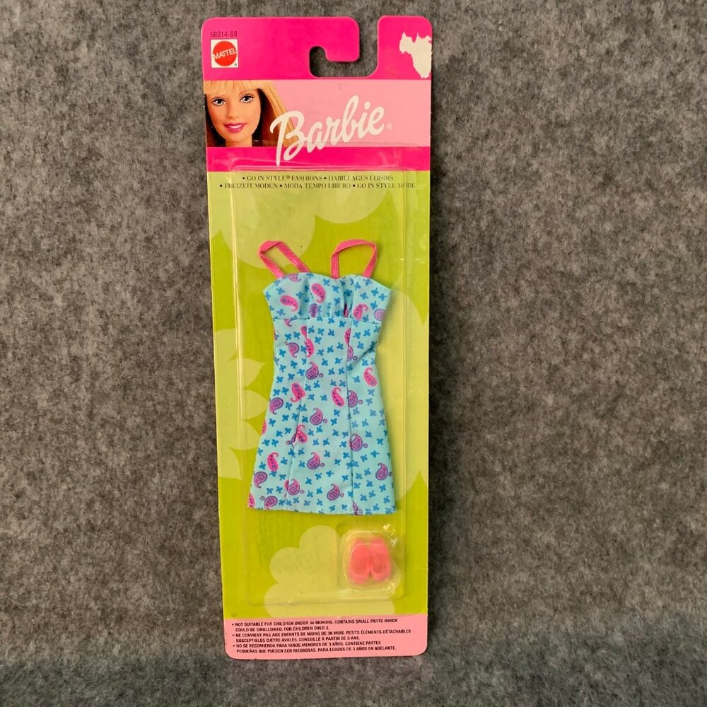Barbie Doll Go In Style Fashions Dress NWT 68014-G0402 Mattel